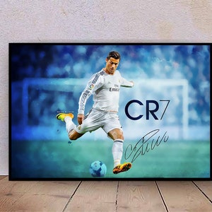Cristiano Ronaldo Wall Art Canvas Painting Poster, Bathroom Wall Decor,NO Frame