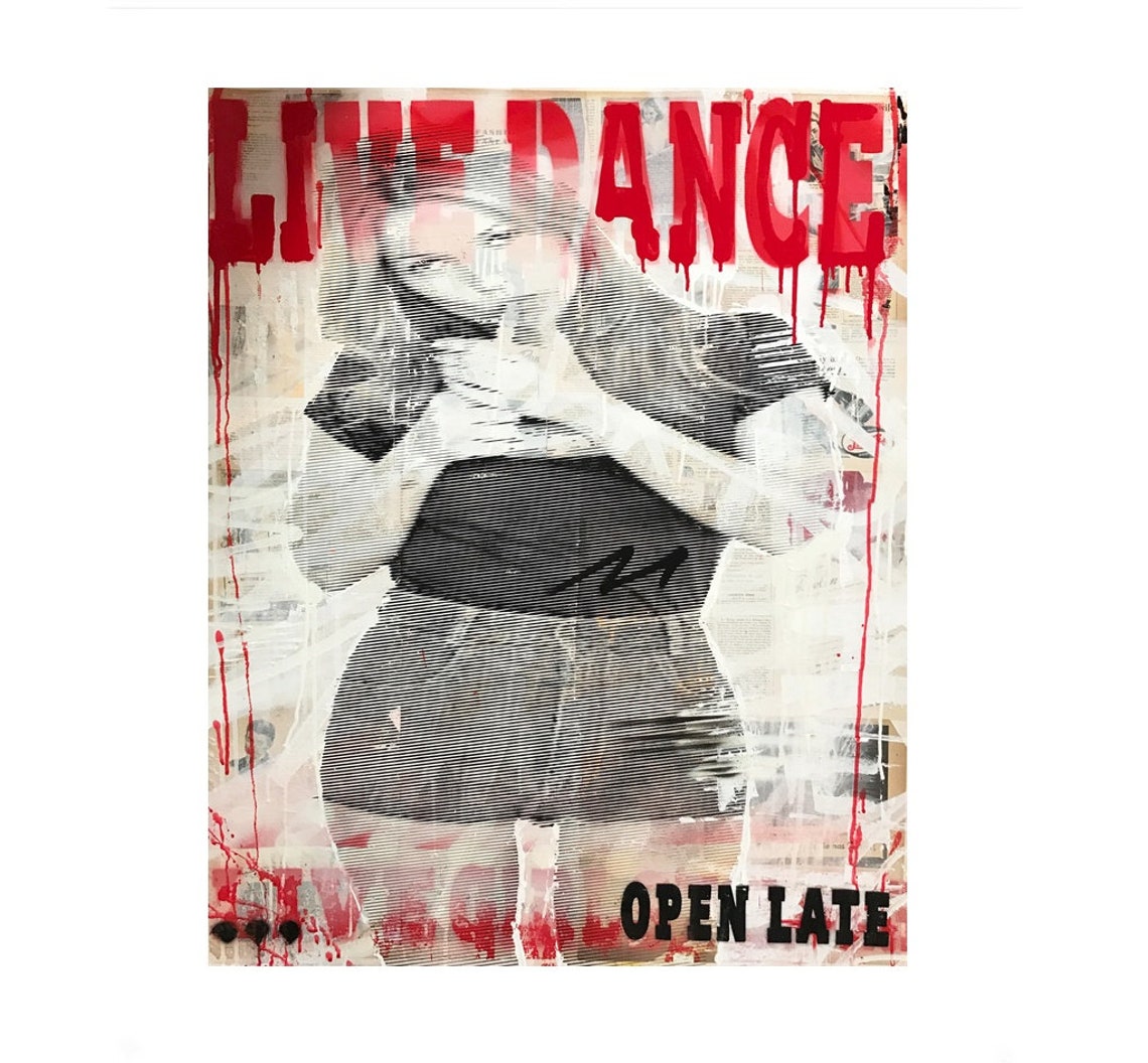 Colorful Graffiti Art Playboy Wall Art Canvas Fine Art Etsy