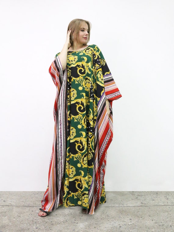 Royal Kaftan Robe Persian Kaftan Cotton Caftan Dress Kaftan Etsy