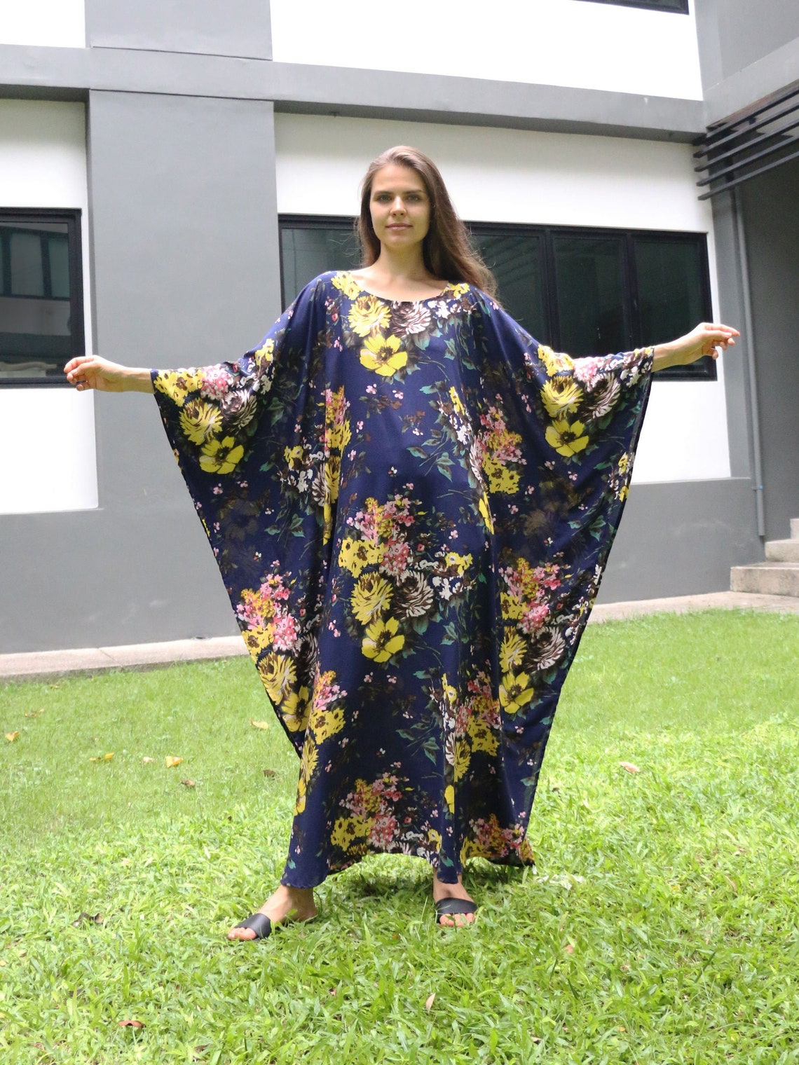 Vintage Kaftan Dress for Women Summer Cotton Caftan Cotton Etsy