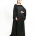Black Silk Kaftan Long Dress, Silk Kaftan Black Kaftan Silk, Black Kaftan for Women Black Dress Kaftan Silk Kaftan Plus Size Silk Kaftan Men