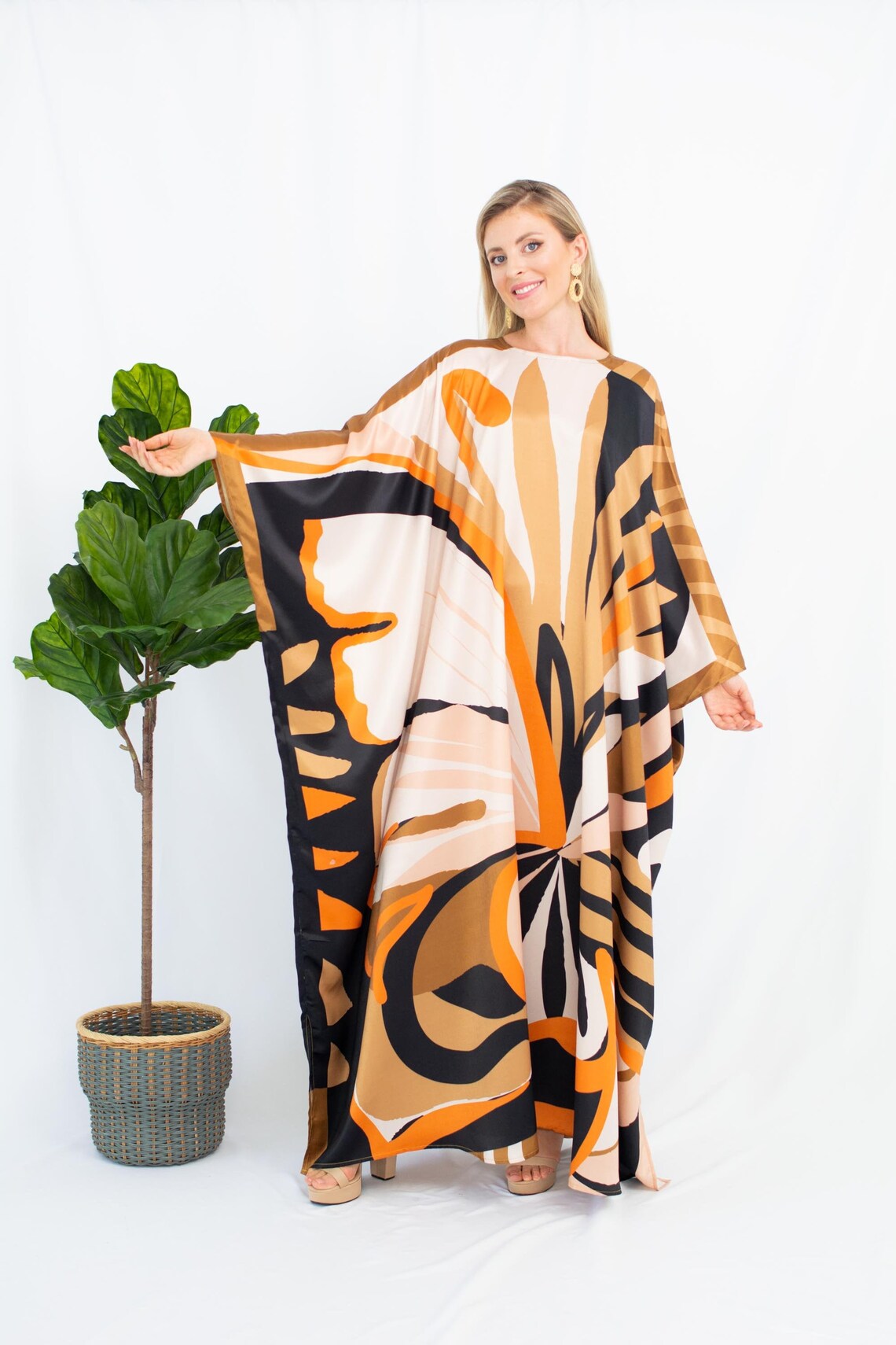 kaftan butterfly nighty