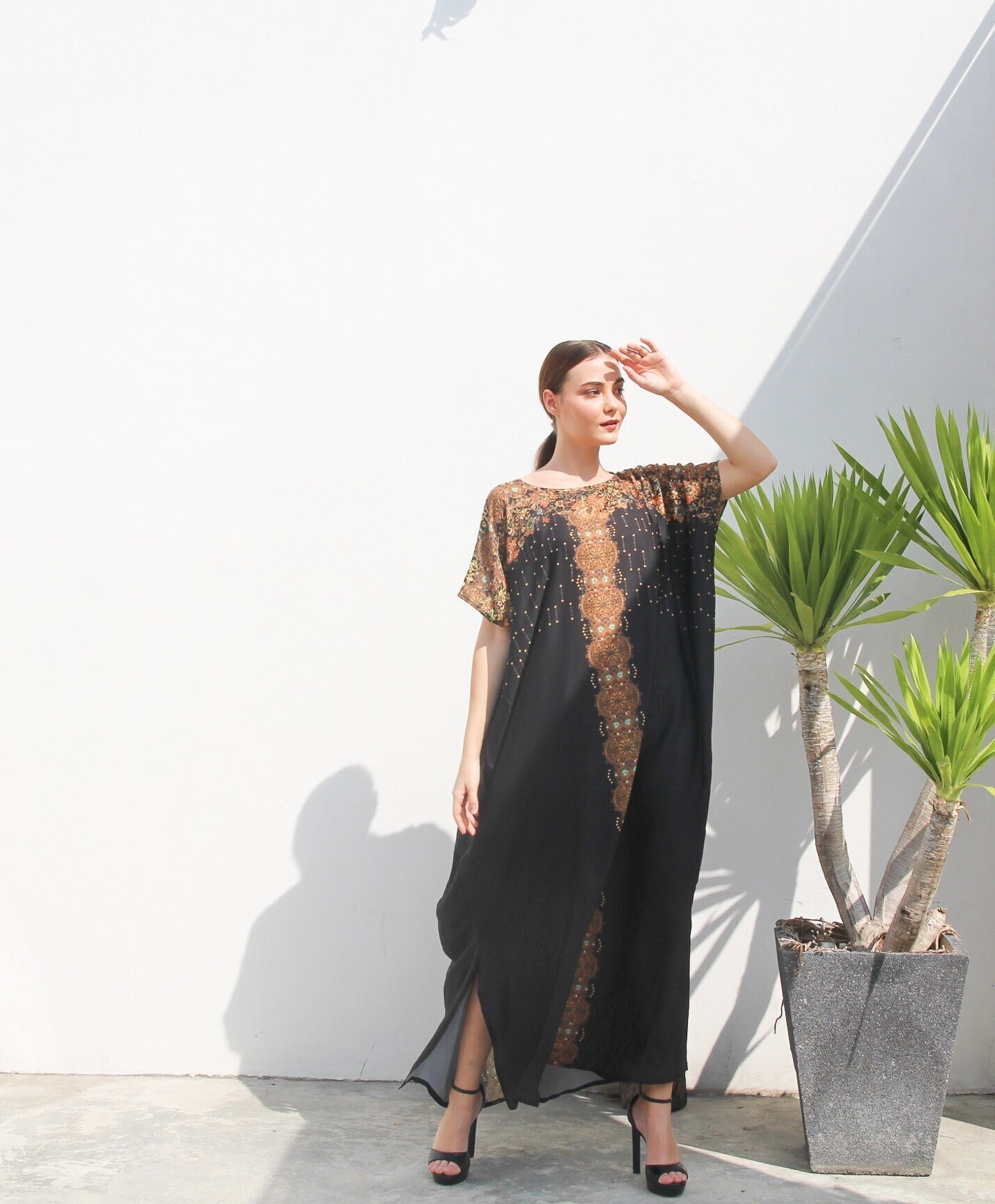 Silk Moroccan Robe - Etsy