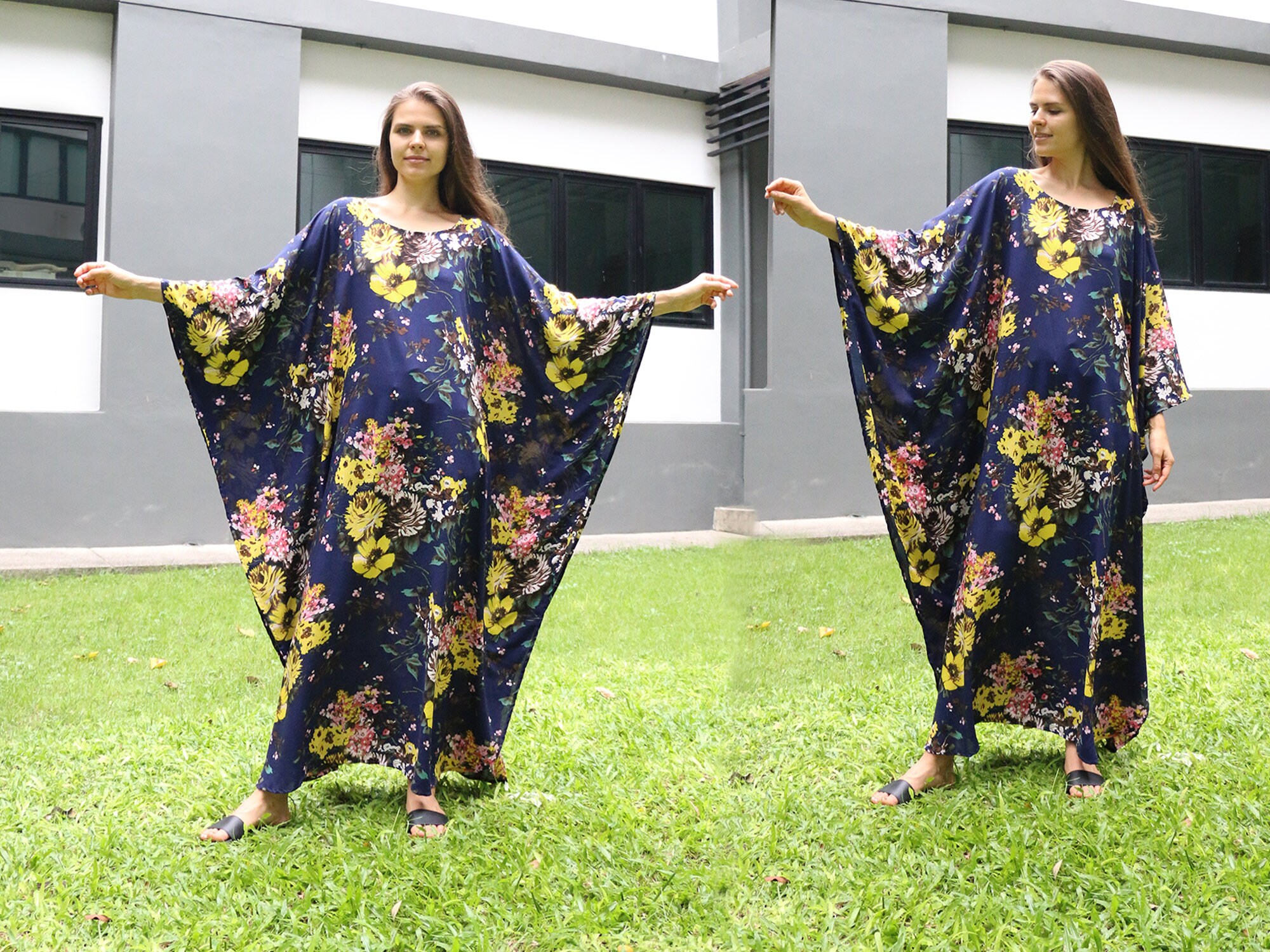 Vintage Kaftan Dress for Women Summer Cotton Caftan Cotton Etsy