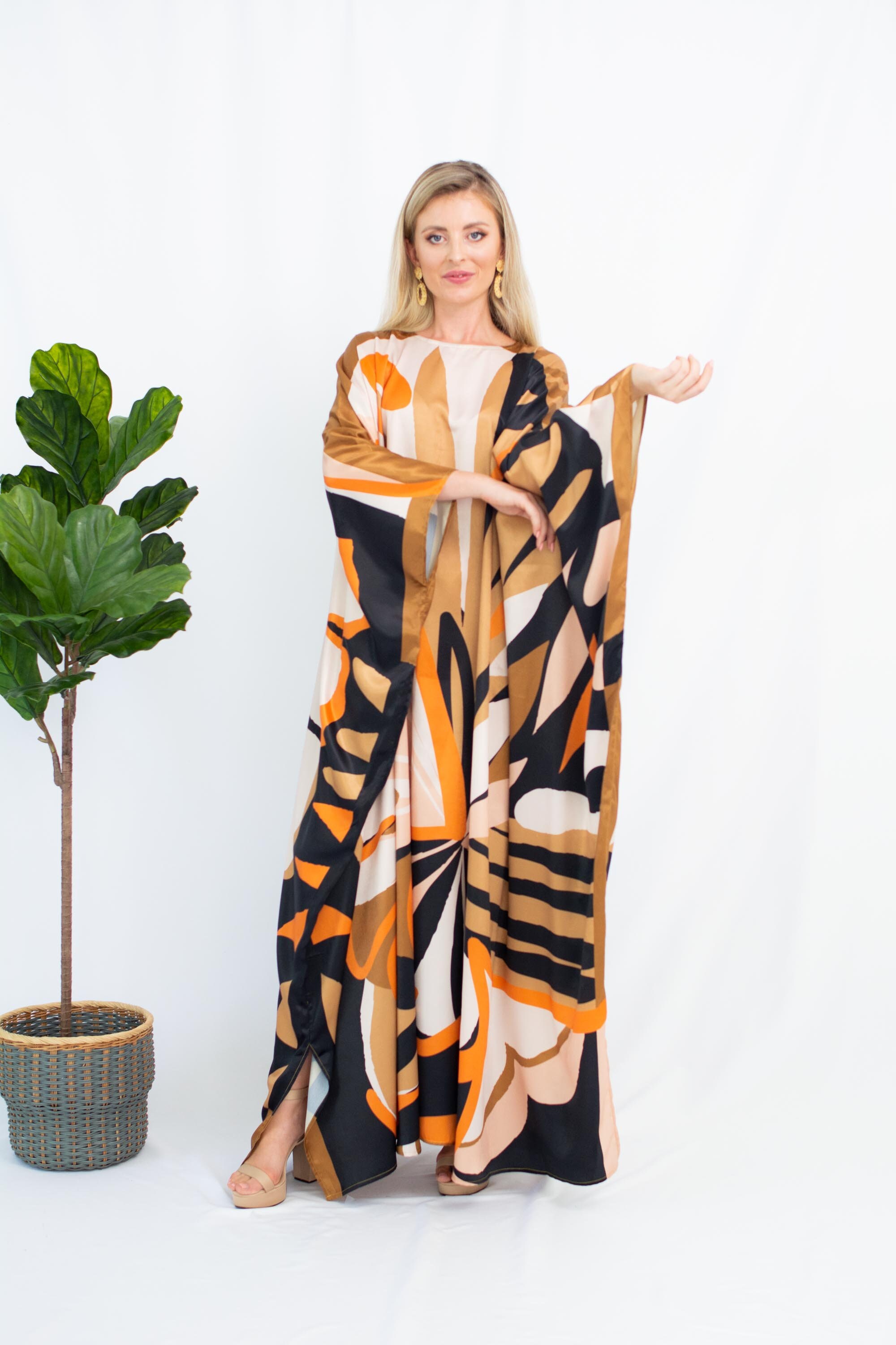 kaftan butterfly nighty