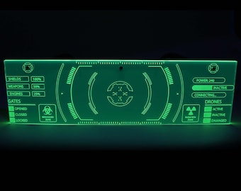 Leuchtet im Dunkeln unter UV-Schwarzlicht Bionic Cyborg Roboter Tron Cosplay Party Rave Kostüm futuristische Neon grün Sonnenbrille