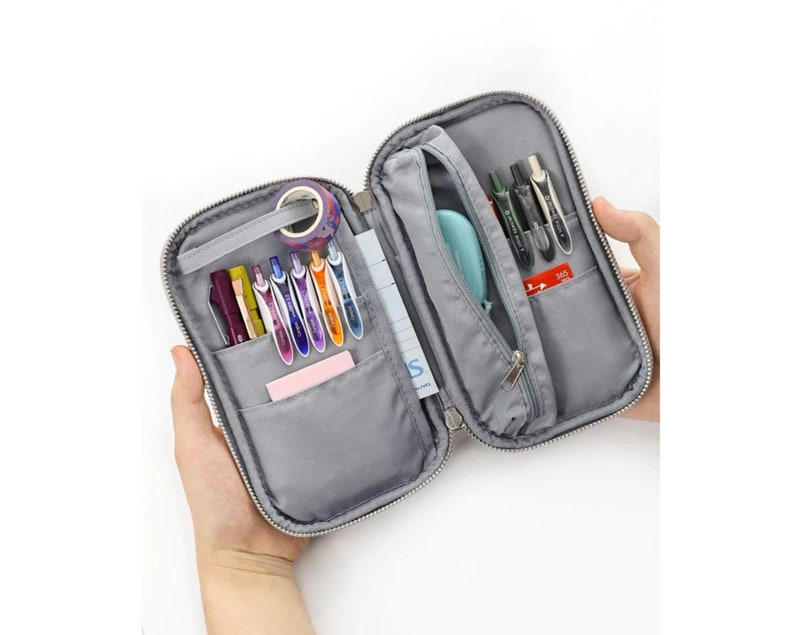 Kawaii Pencil Case Large Capacity Case Travel Pencil Case Etsy