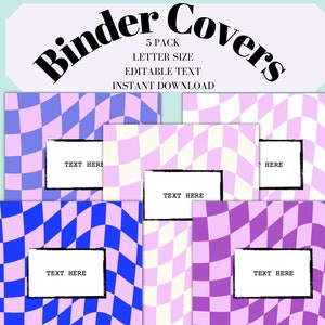 Binder Cover Printable Binder Inserts Binder Cover and - Etsy