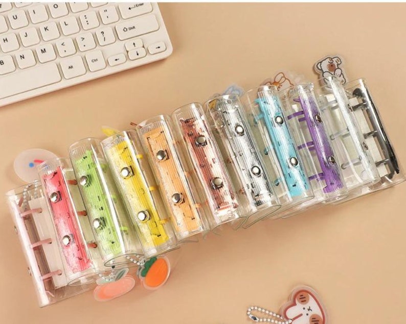 Mini Binder 3 Ring Binder Kawaii Binder Cute Binder Mini Etsy