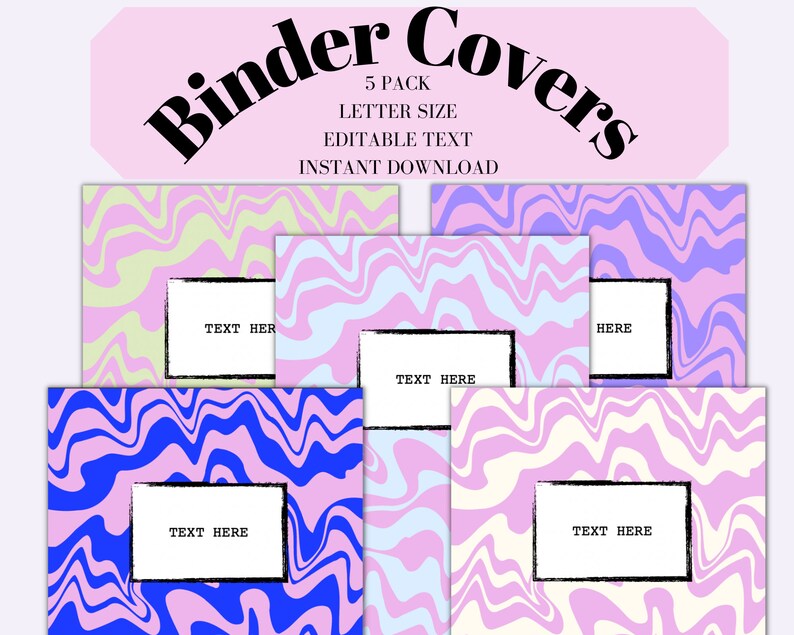 Binder Cover Printable Binder Inserts Binder Cover and Etsy