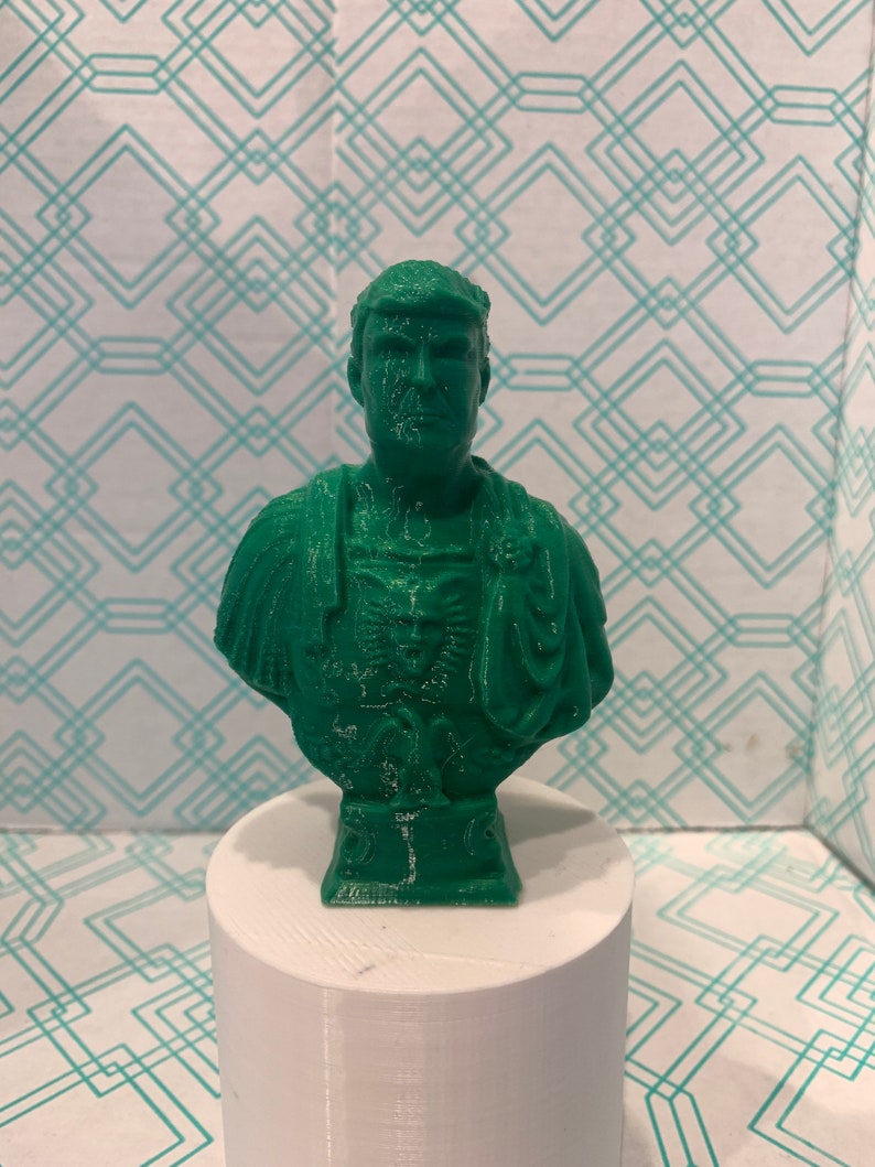 President Donald Trump Bust 3D Printed Green