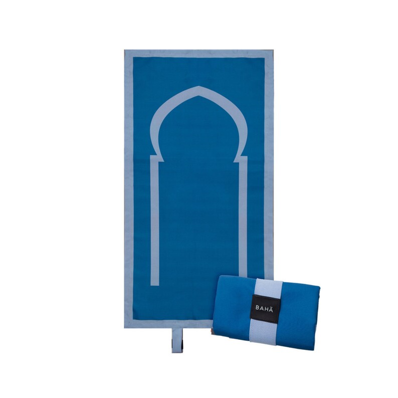 BAHĀ Portable Prayer Mat | Travel Prayer Mat, Foldable Prayer Ma BAHĀ Portable Prayer Mat | Travel Prayer Mat, Foldable Prayer Ma