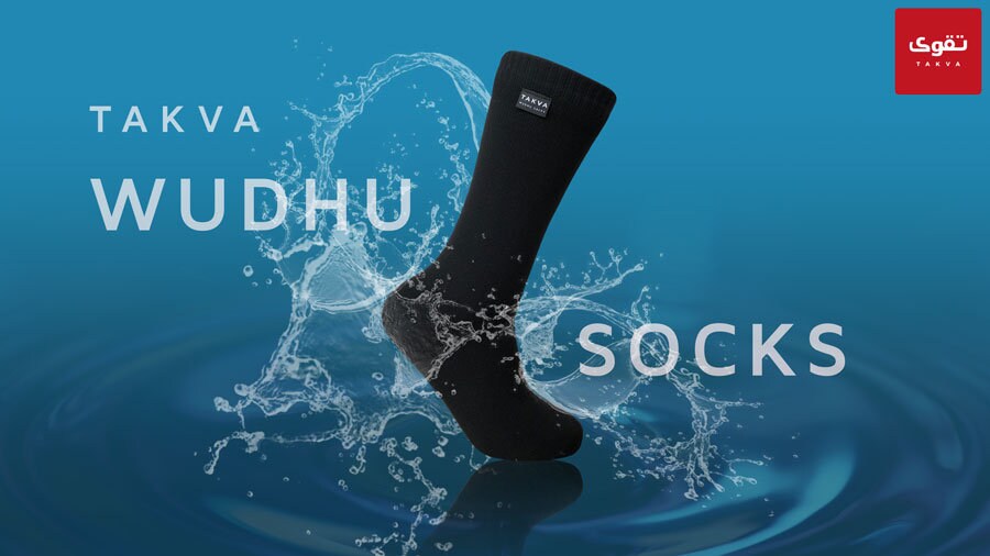 TAKVA Wudhu Socks Waterproof Prayer Socks Outdoor Ablution Socks