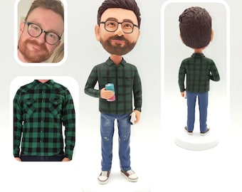 Custom bobbleheads,custom 3D statues, husband/boyfriend bobbleheads,groomsmen/bridesmaids personalized gifts,anniversary gifts,birthday gift