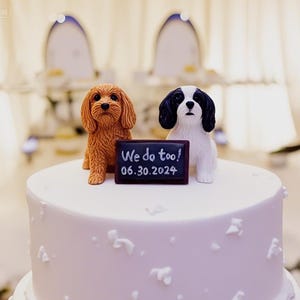 Personalized custom pet dog wedding cake Topper, pet birthday cake Topper,animal cake,dog wedding cake topper,Cat wedding Cake Topper