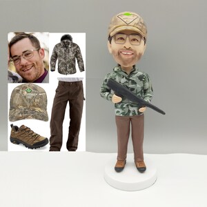Custom Husband Bobbleheads, Custom Man Bobbleheads, Personalized Romantic Gifts For Him, Custom Figurines Anniversary Gifts For Him
