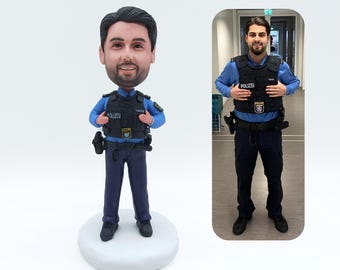 Personalized Bobblehead Dolls, Handcrafted Polymer Clay Figurine Gifts