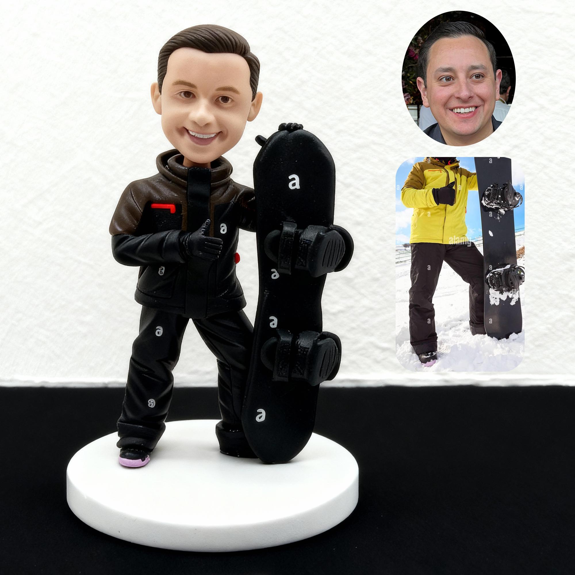 Skiing figurines - Etsy 日本