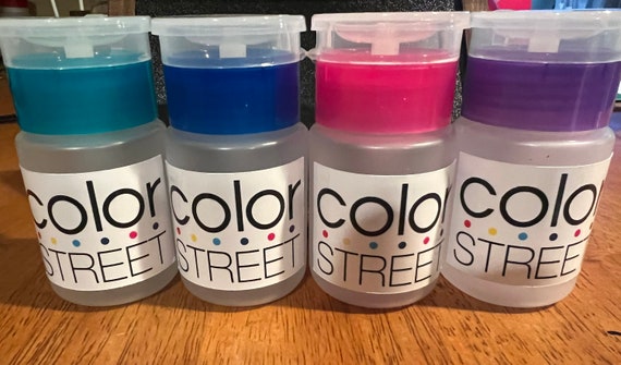 Color Street Nail Polish Remover Pump Bottles - Etsy Color Street Nail Polish Remover Pump Bottles - Etsy