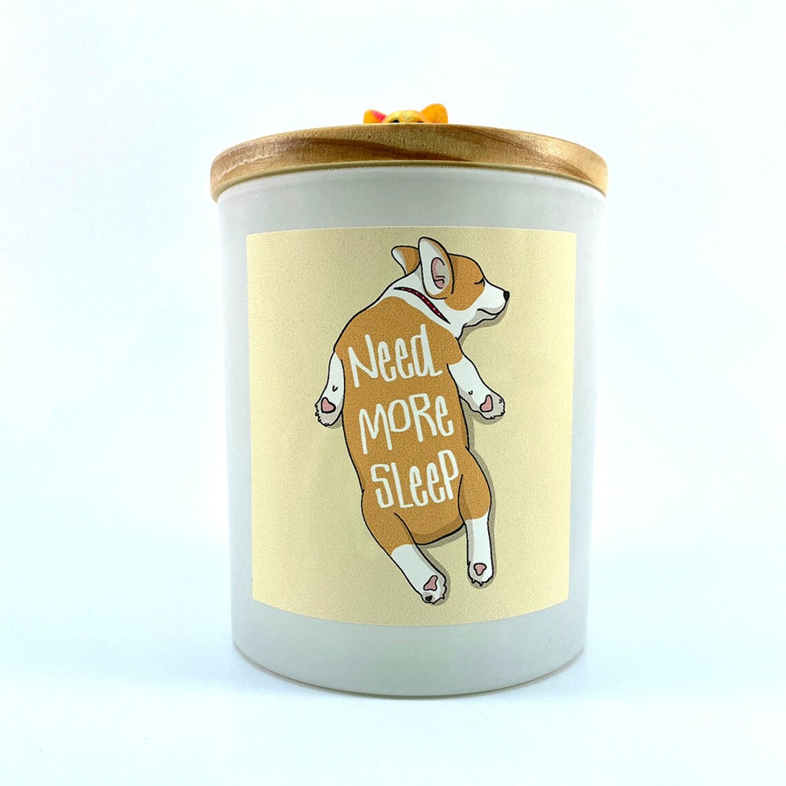 Candle Need More Sleep Dog Candle Dog Lover Candle Etsy