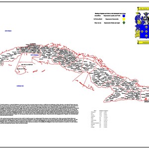 Einzigartiger individueller Ahnenplan von Kuba