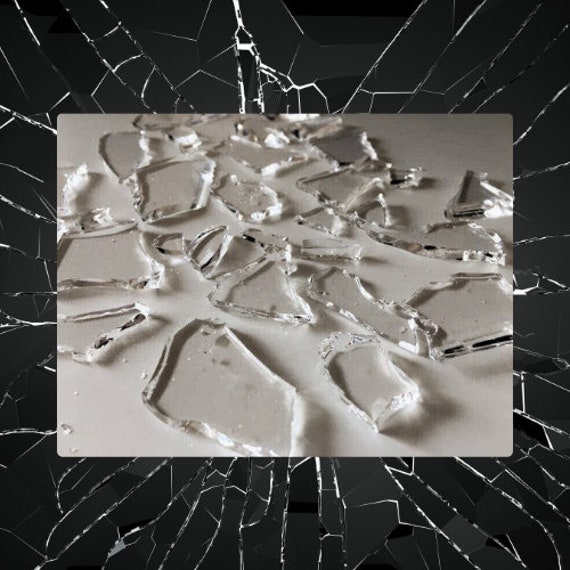 Broken Glass, Silicone 1lb. Shards, & Tempered