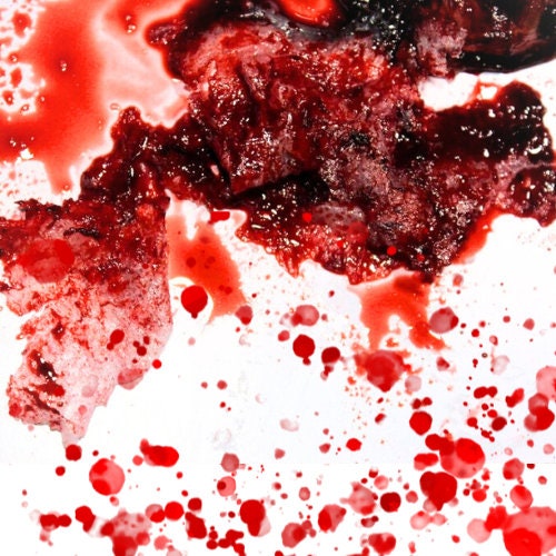 Crime Scene Body Tissue Traumatic for Film,  Emergency, Halloween, Zombie, Special Effects Makeup, Medical, Forensic, First Aid, SFX