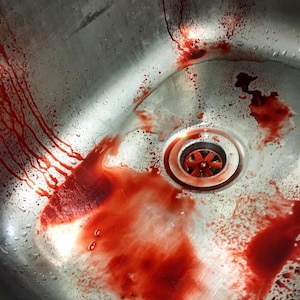 Blood Splatter Spray for Halloween, SFX, Zombie, Special Effects Makeup, Medical and First Aid Training, Police, Forensic FX, Dexter Morgan