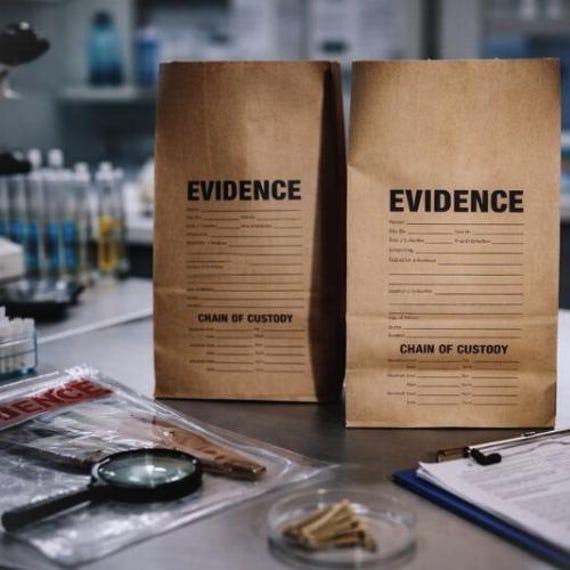 2 Bolsas De Evidencia Policial De La Escena Del Crimen – Accesorios De Broma Y Disfraces – CSI Para Halloween Y Fiestas Temáticas