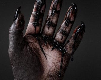 Black SFX Blood Fake Zombie Accessory Halloween Costume Makeup