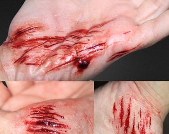 Cuts and Laceration Wounds Silicone Prosthetic Bundle