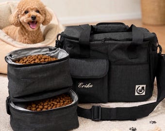 Custom Embroidered Organizer Bag | Pet | Mom | Carry-On Bag with 2 Inner Cases