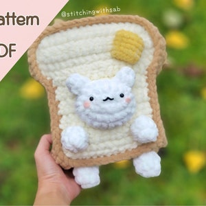 DOWNLOAD PDF FILE Cat Toast Bread Crochet Pattern