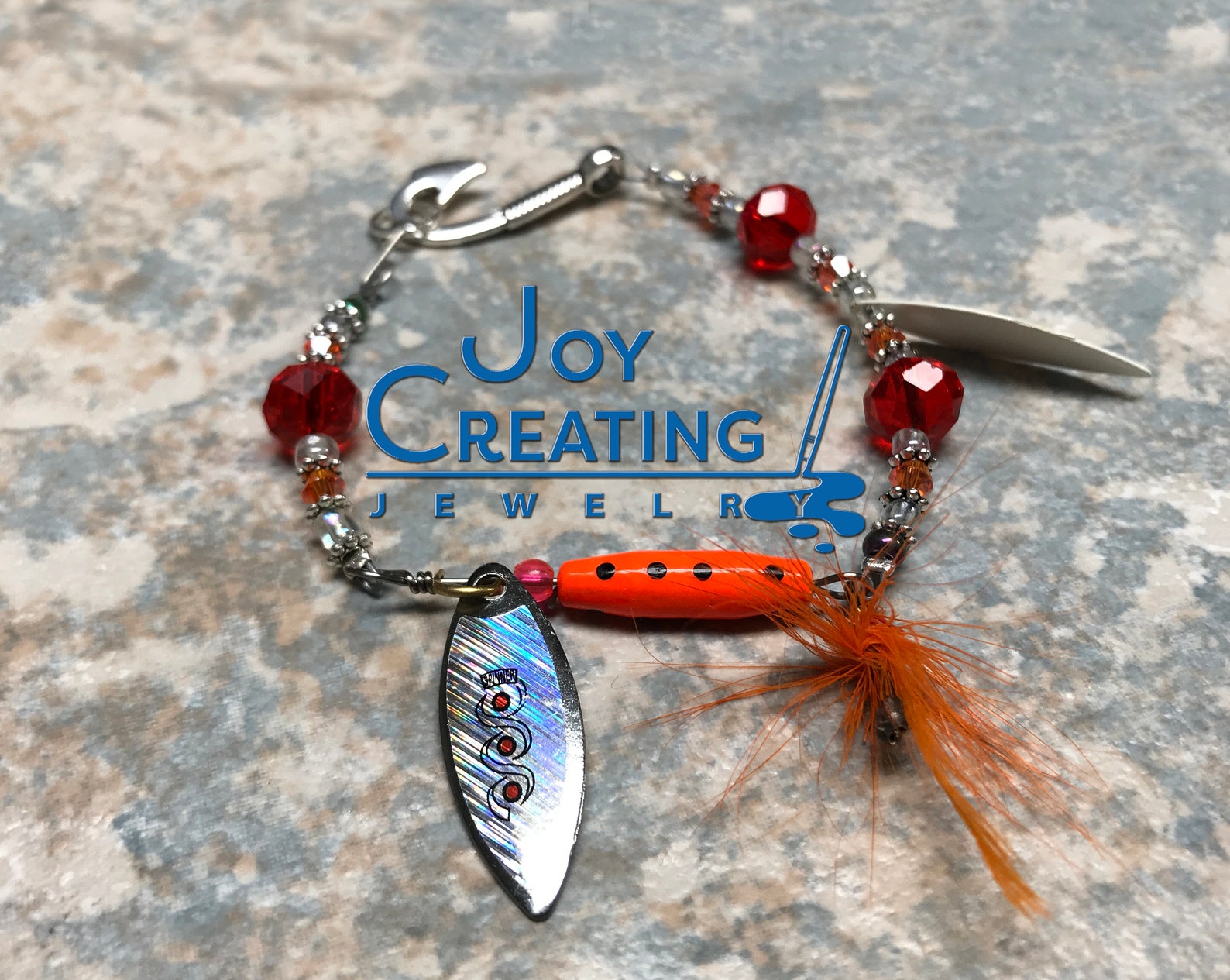 7inch Fishing Lure Bracelet Fishing Hook Bracelet Faceted Etsy