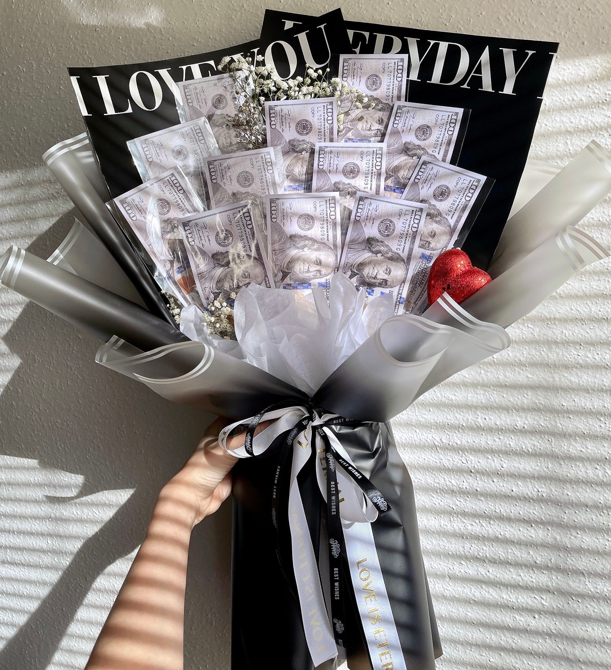 Money Bouquet Graduation Gift or Birthday Gift no Money Included. 