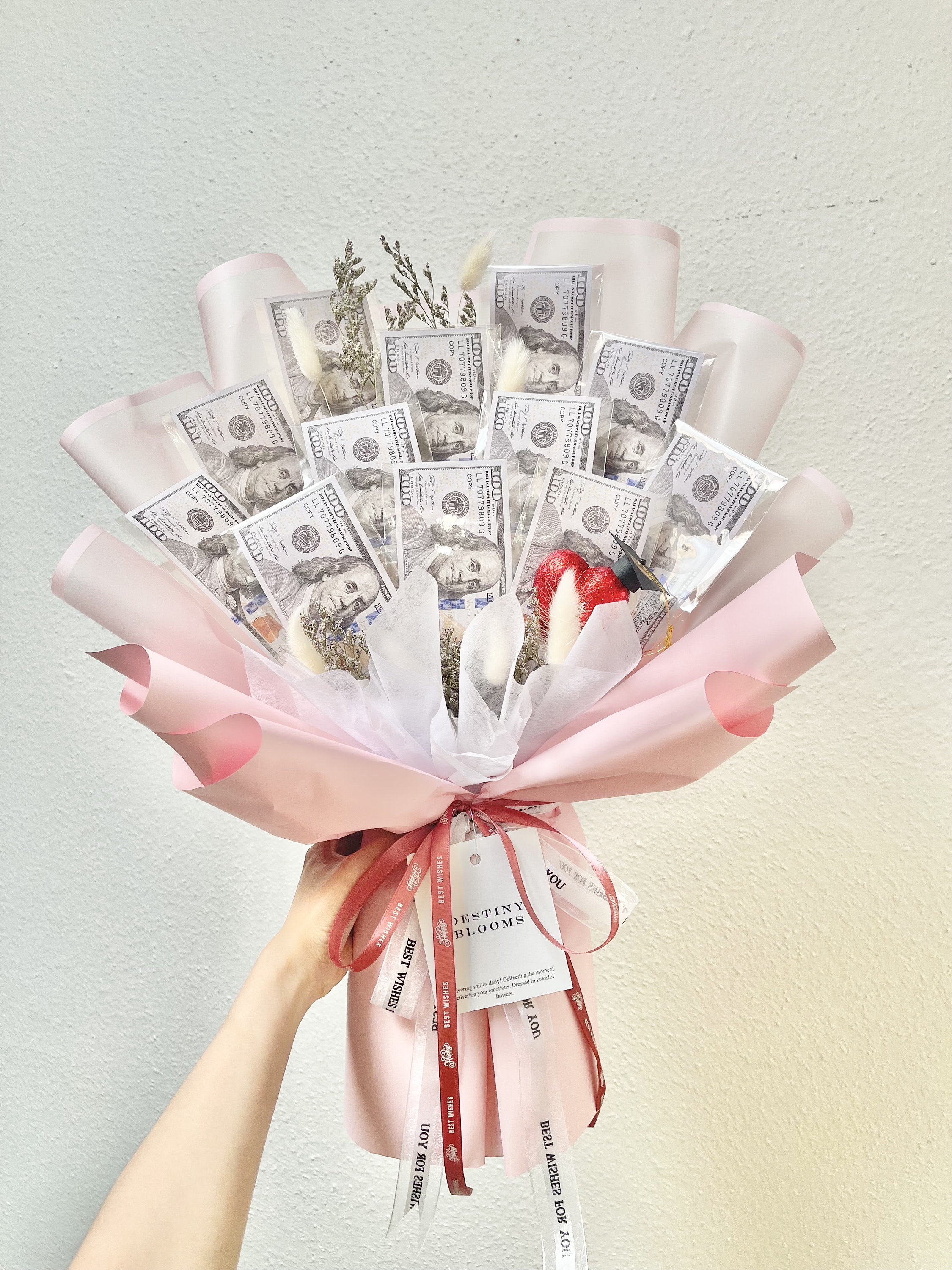 Money Bouquet Graduation Gift or Birthday Gift no Money Included. 