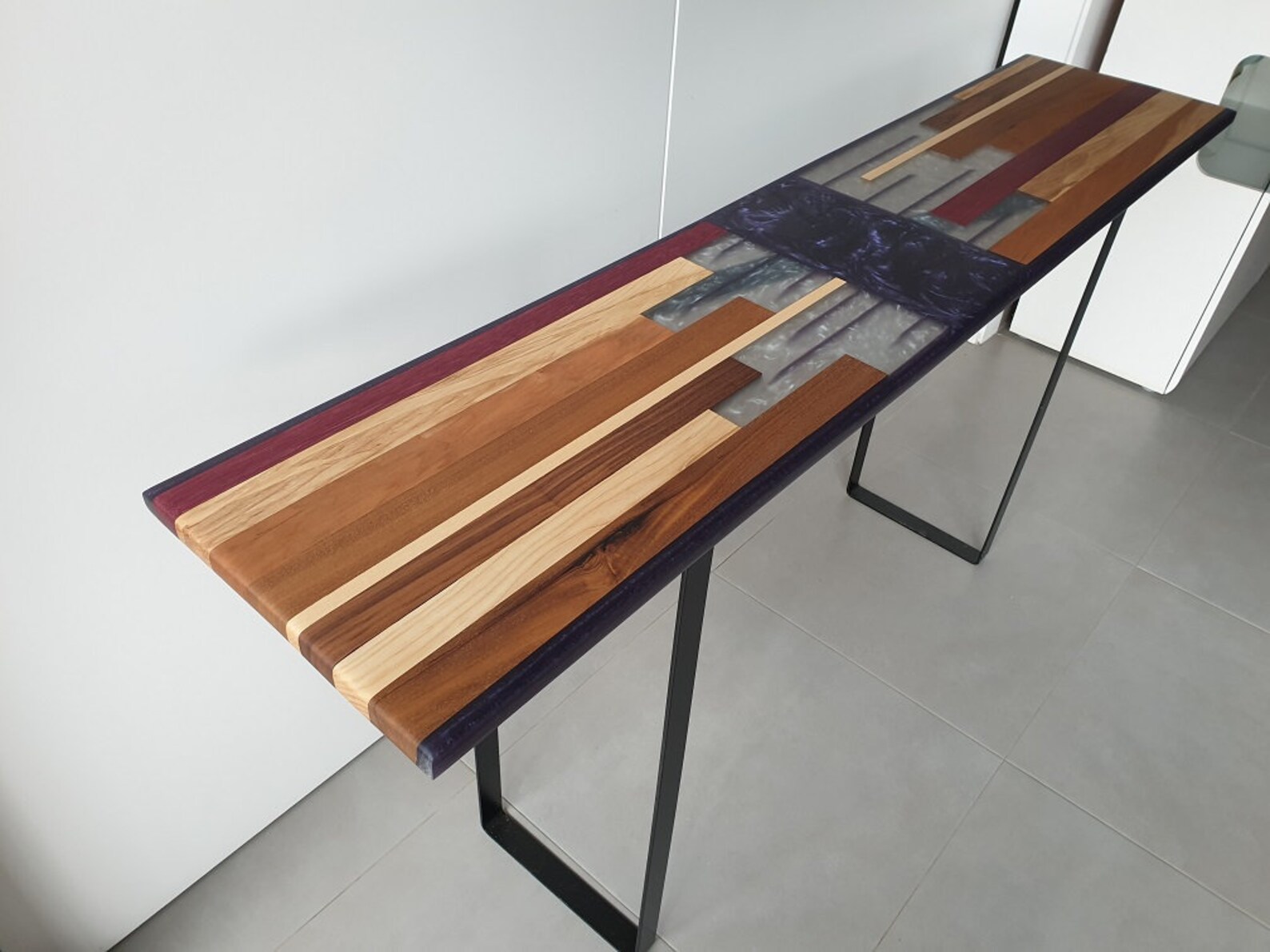 Epoxy Resin Console Table Etsy