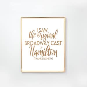 Hamilton Digital Download Wall Art | Funny Hamilton Film Poster | Broadway Wall Art