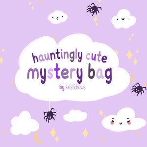 Kawaii Halloween Mystery Bag / Mystery Bag / Halloween Mystery Bag / Blind Bag / Kawaii Blind Bag / Kawaii Accessories / Pin Blind Bag