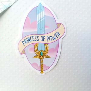She-Ra Princesses of Power Sword Sticker | She Ra Sticker | Adora Sticker | Princess of Power Sticker | Magical Girl Stickers