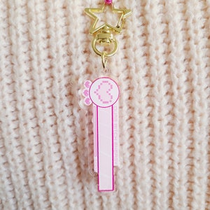 Cute Life Bar Keychain | Dumb Bitch Energy Keychain | Dumb Bitch Energy | Kawaii Keychain | Kawaii Charms | Video Game Keychain