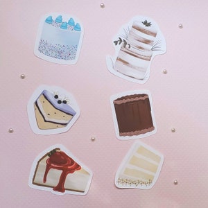 Let Them Eat Cake - Cute Sticker Pack -Dessert Sticker Pack