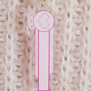 1.5&quot; Dumb Bitch Energy Keychain| Magical Girl Keychain | Dumb Bitch Energy | Kawaii Keychain | Kawaii Charms | Video Game Keychain