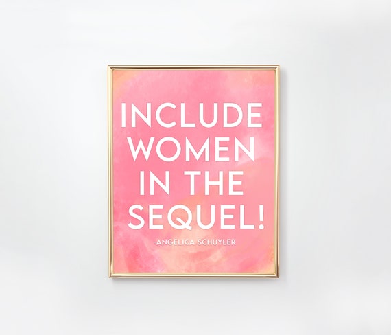 Hamilton Digital Download Wall Art Angelica Schuyler Quote Wall Art  Broadway Wall Art