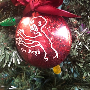 Buffy the Vampire Slayer grr Argh Glitter Ornament Glitter Christmas Ornament Buffy Ornament Monster Ornament Etsy
