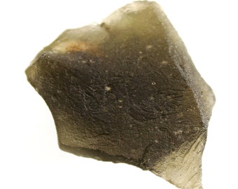 Natürlicher Moldavit, Tschechische Republik, 3,86 Gramm, 26x19x9 mm, Fund 1997, Tektit, Meteorit, Tschechischer Stein, Edelstein. Seltene Farbe!
