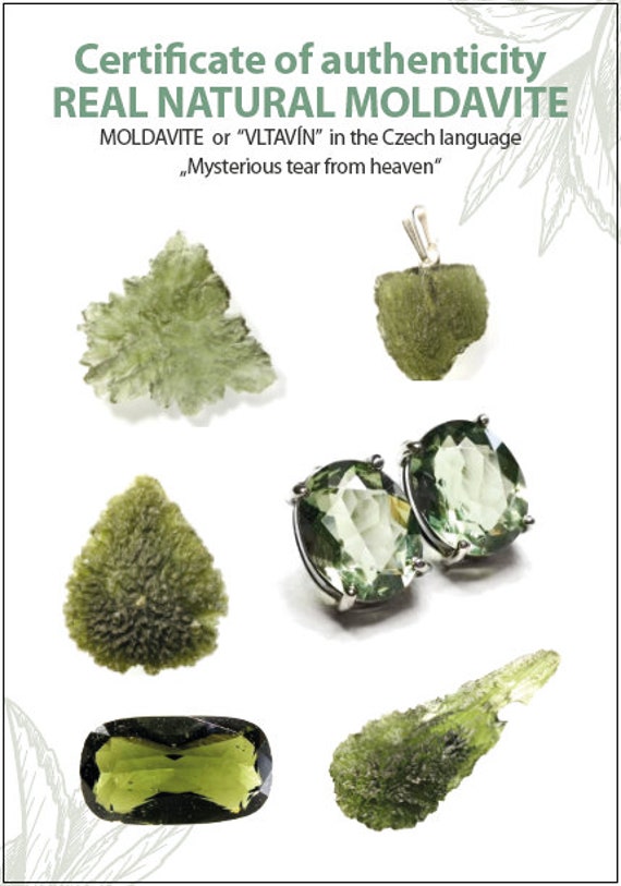 BIG Faceted Moldavite From Locality MALOVICE, Yellowish Green