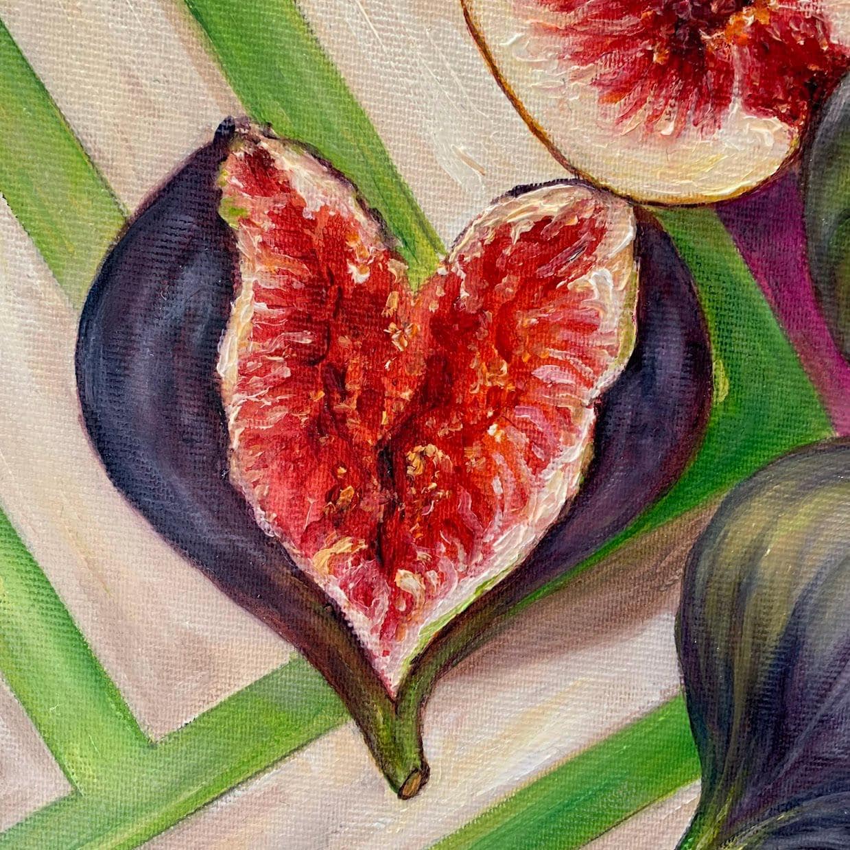 油彩画/イチジク 油彩画/イチジク