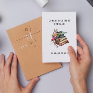 de remise des diplômes imprimable | Téléchargement numérique | Félicitations diplômé | Carte de fin d'études pour un ami | Carte-cadeau de fin d'études