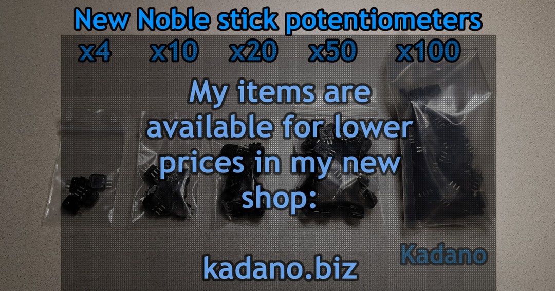 New Gamecube Controller Potentiometers Noble Stick Etsy